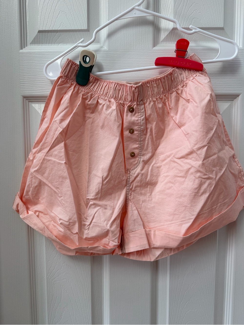 Intimately Free People Pink Boxer Shorts Elastic Waist Size XS